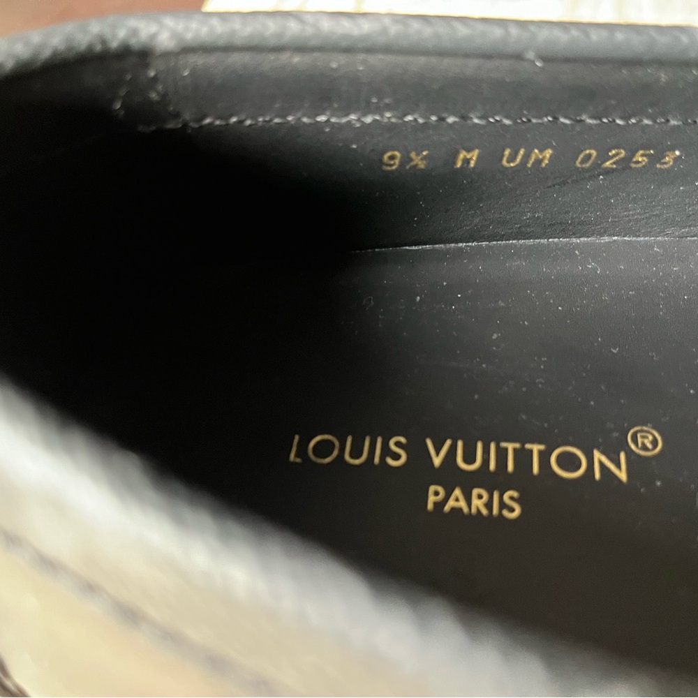 AUTHENTIC Louis Vuitton Monte Carlo Loafers size 9 with dust bags - Picture 6 of 6